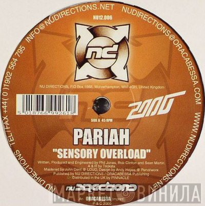 Pariah  - Sensory Overload / Mindcheck