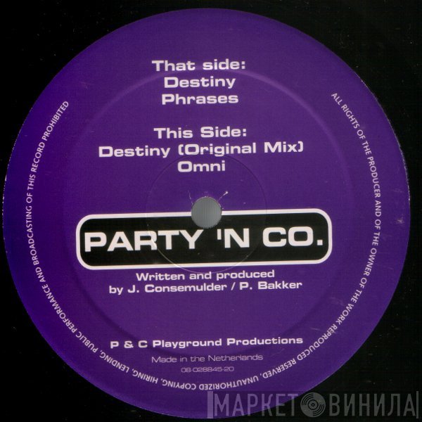 Party 'N Co. - Destiny EP