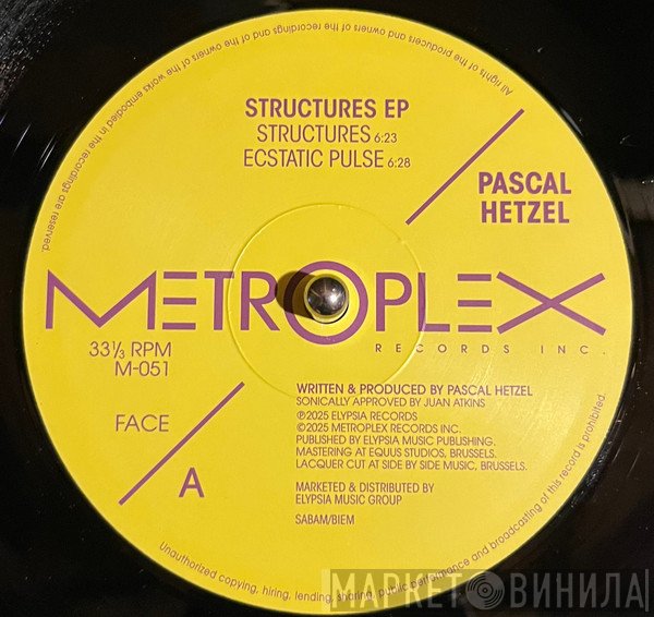Pascal Hetzel - Structures EP