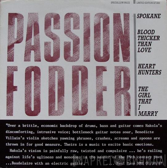 Passion Fodder - Spokane