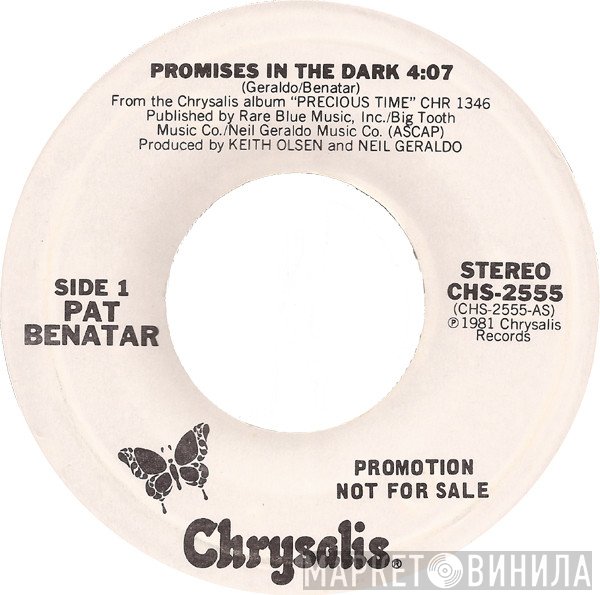 Pat Benatar  - Promises In The Dark