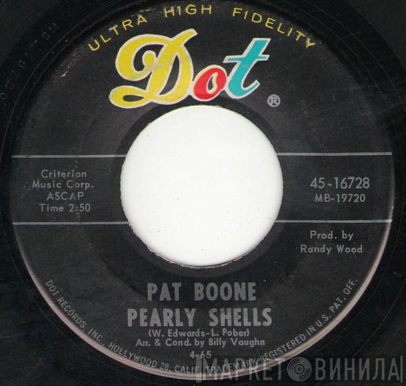 Pat Boone  - Pearly Shells / Crazy Arms