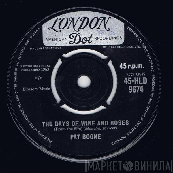 Pat Boone - Days Of Wine And Roses / Meditation