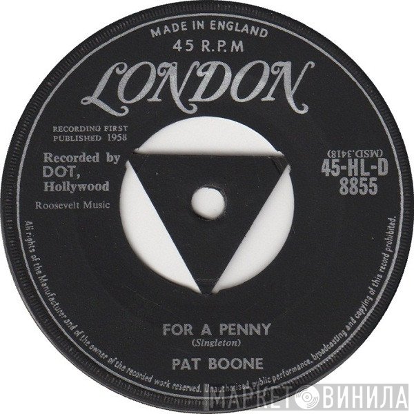 Pat Boone - For A Penny