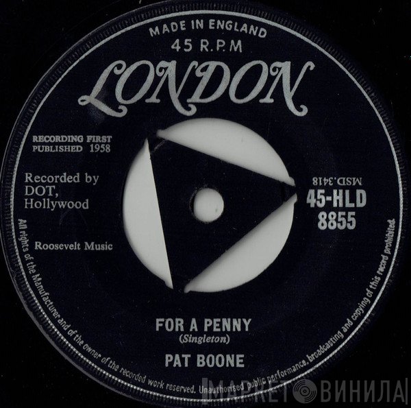 Pat Boone - For A Penny
