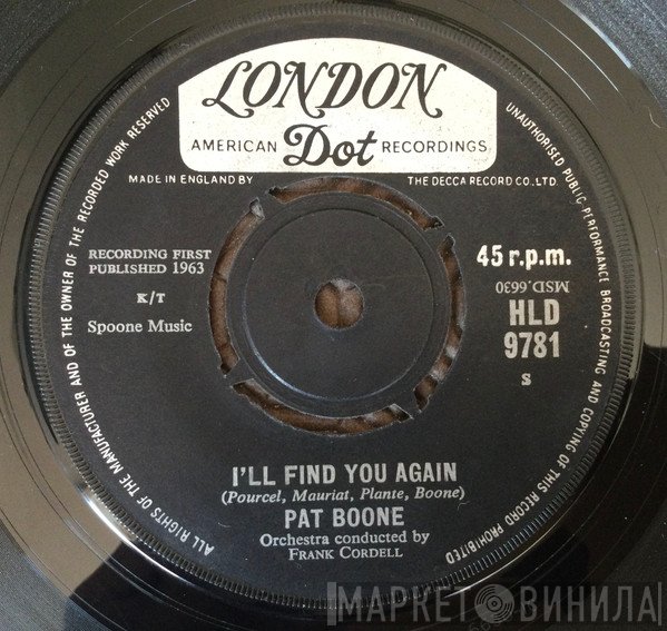 Pat Boone - I'll Find You Again
