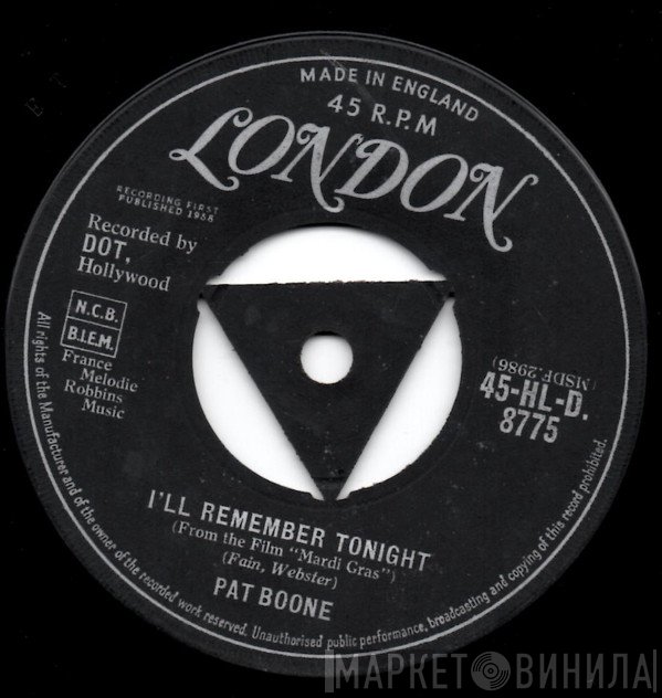 Pat Boone - I'll Remember Tonight