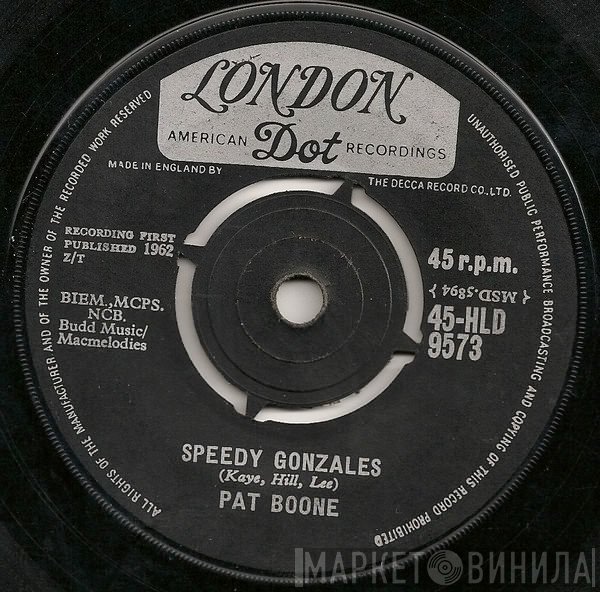 Pat Boone - Speedy Gonzales