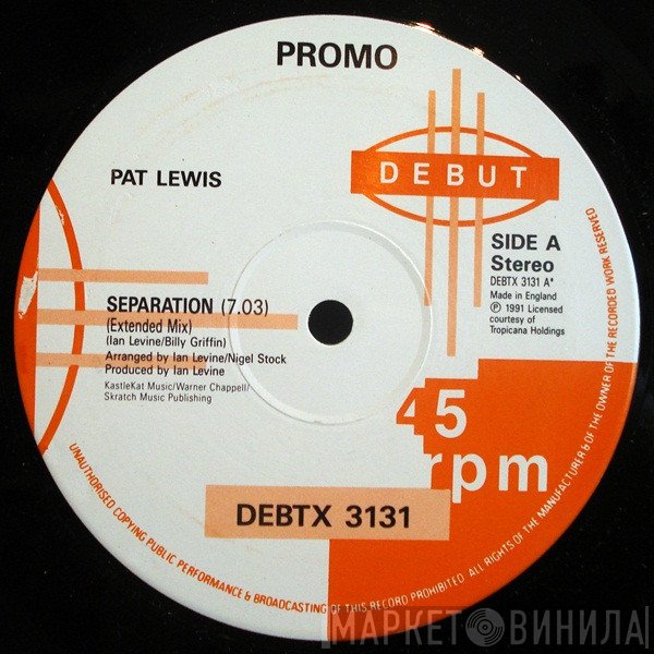 Pat Lewis - Separation