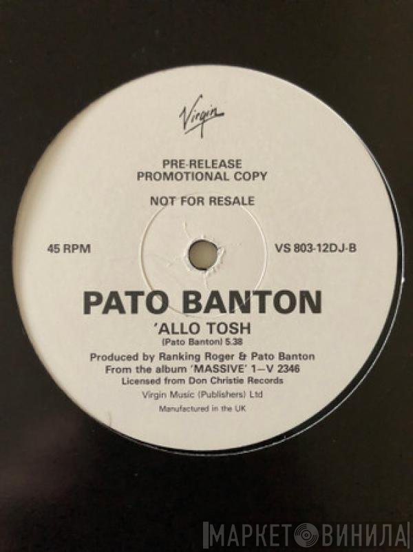 Pato Banton, Tyrone Taylor - Cottage In Negril / 'Allo Tosh