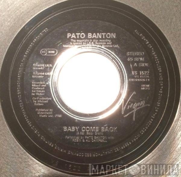 Pato Banton - Baby Come Back