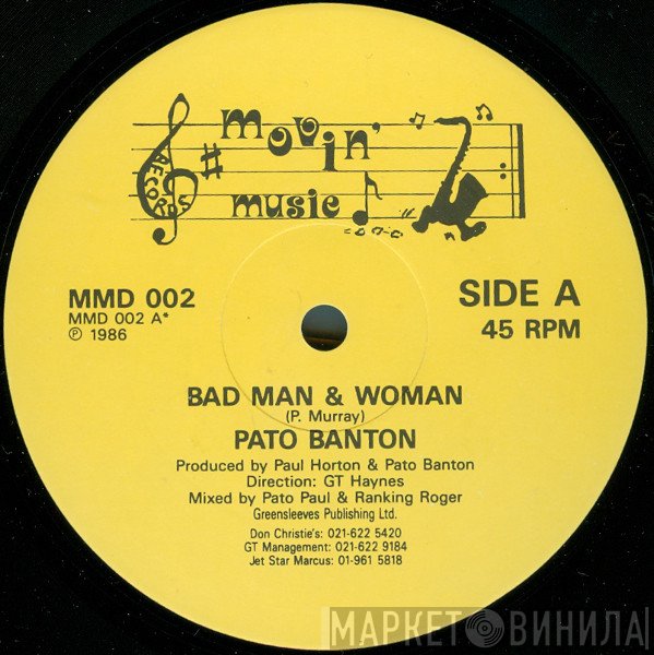 Pato Banton - Bad Man & Woman