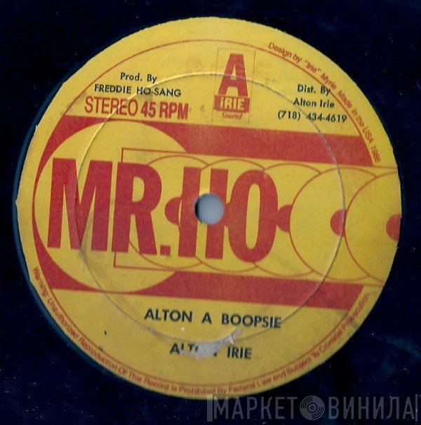 Patrick Andy, Alton Irie - Alton A Boopsie / Tell Me Who A De Boopsie