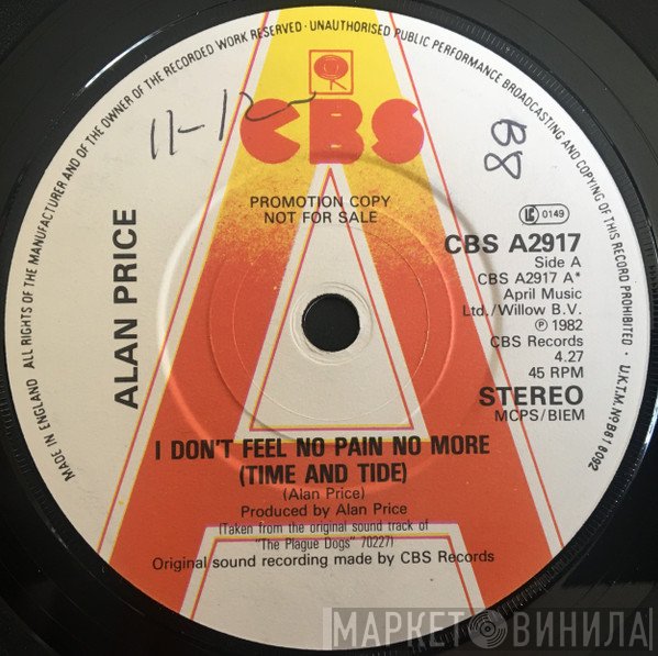 Patrick Gleeson, Alan Price - I Don't Feel No Pain No More (Time And Tide)