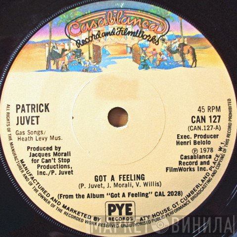 Patrick Juvet - Got A Feeling