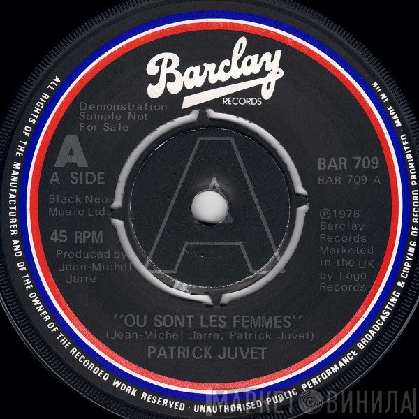 Patrick Juvet - Où Sont Les Femmes
