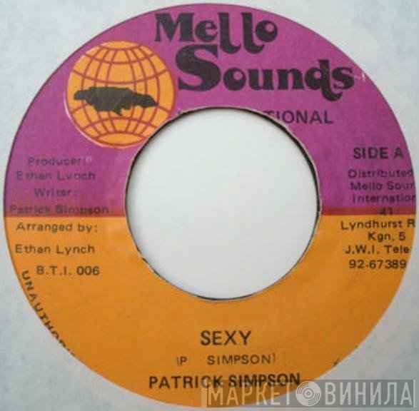 Patrick Simpson - Sexy