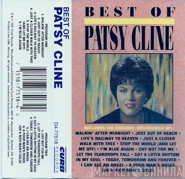 Patsy Cline  - Best Of Patsy Cline