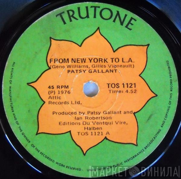 Patsy Gallant - From New York To L.A.