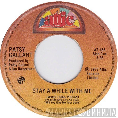 Patsy Gallant  - Stay A While With Me
