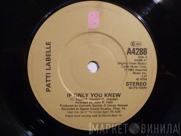 Patti LaBelle - If Only You Knew