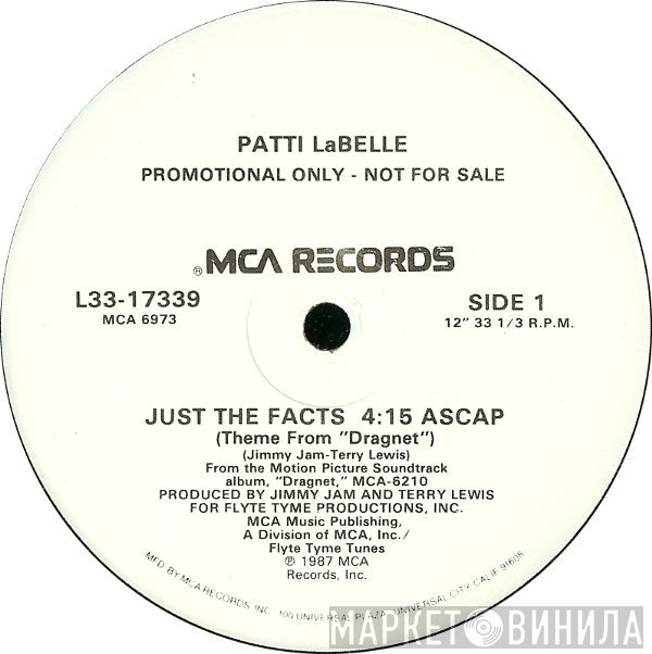 Patti LaBelle - Just The Facts (Theme From "Dragnet")