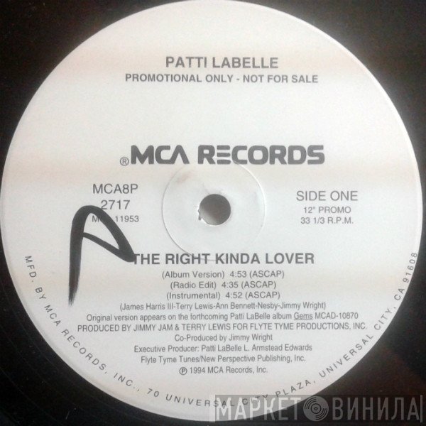 Patti LaBelle - The Right Kinda Lover