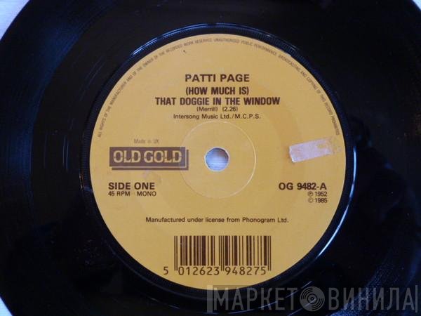 Patti Page - (How Much Is) That Doggie In The Window / Tennessee Waltz