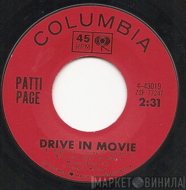 Patti Page  - Drive In Movie