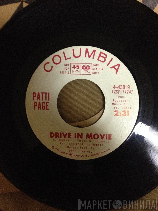 Patti Page  - Drive In Movie