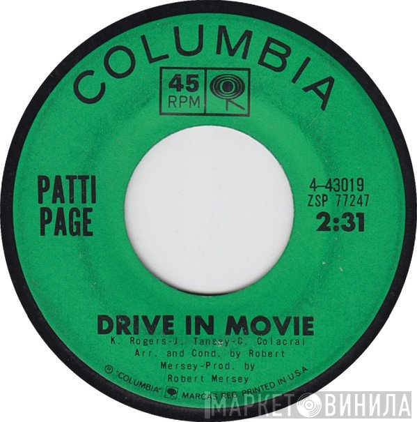 Patti Page  - Drive In Movie