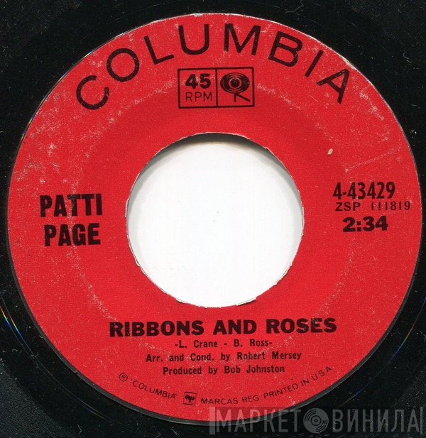 Patti Page  - Ribbons And Roses