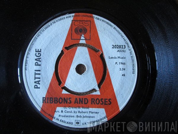 Patti Page  - Ribbons And Roses