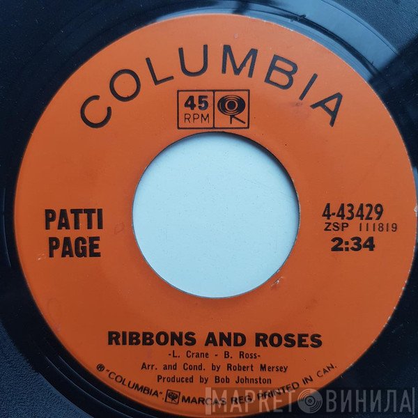 Patti Page  - Ribbons And Roses