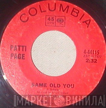 Patti Page - Same Old You