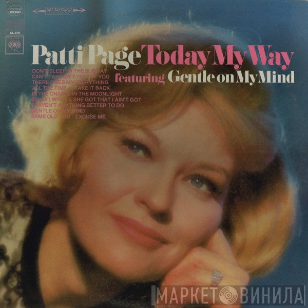 Patti Page  - Today My Way