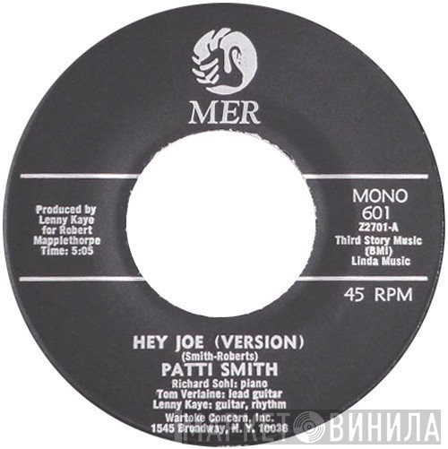 Patti Smith  - Hey Joe (Version) / Piss Factory