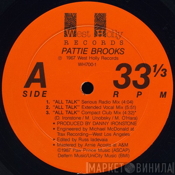 Pattie Brooks - All Talk