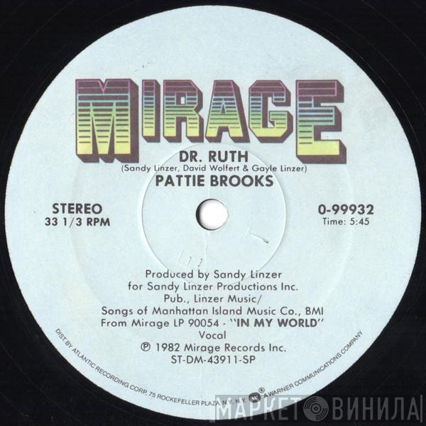 Pattie Brooks  - Dr. Ruth