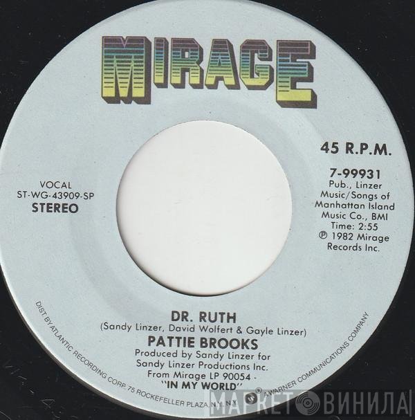 Pattie Brooks  - Dr. Ruth