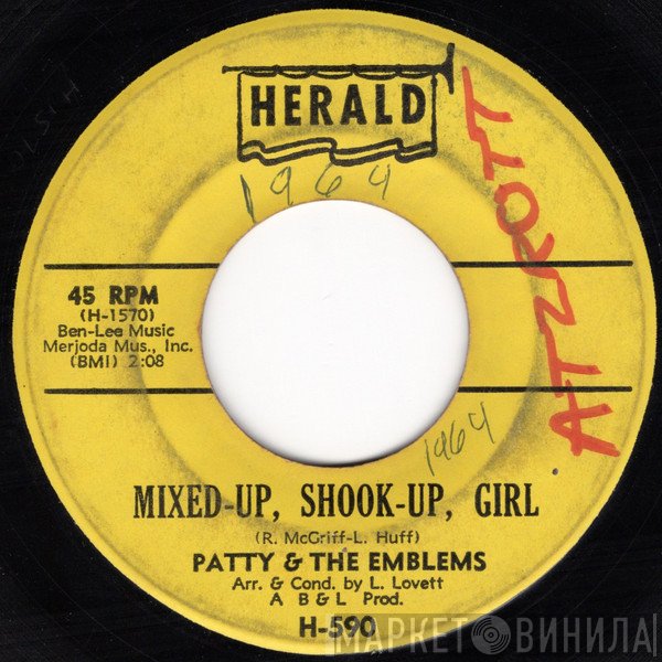 Patty & The Emblems - Mixed-Up, Shook-Up, Girl / Ordinary Guy