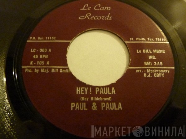 Paul & Paula, J. Frank Wilson - Medley Of Love / Hey! Paula