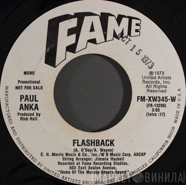 Paul Anka  - Flashback
