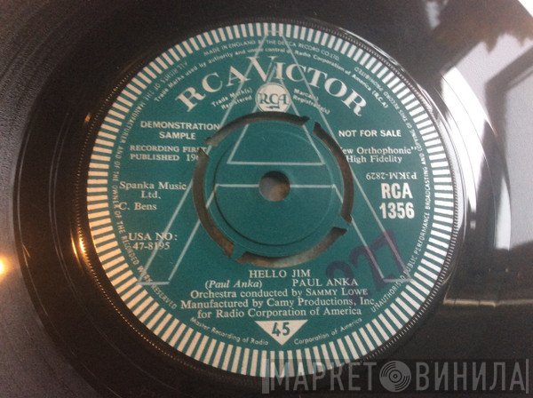 Paul Anka - Hello Jim