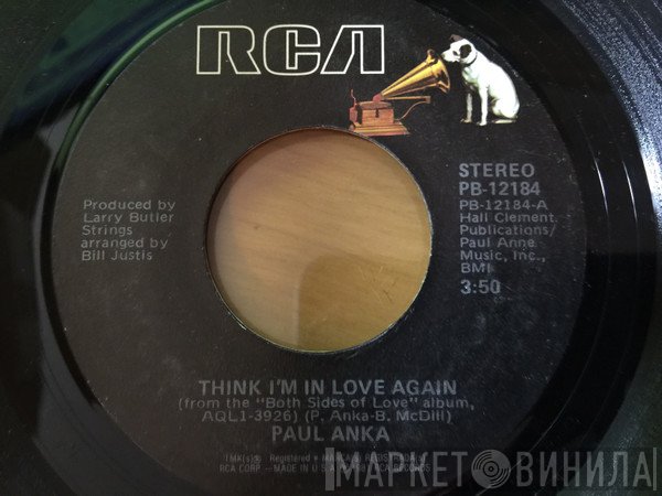 Paul Anka  - Think I'm In Love Again