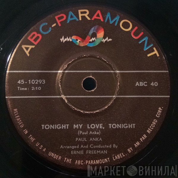 Paul Anka - Tonight My Love, Tonight