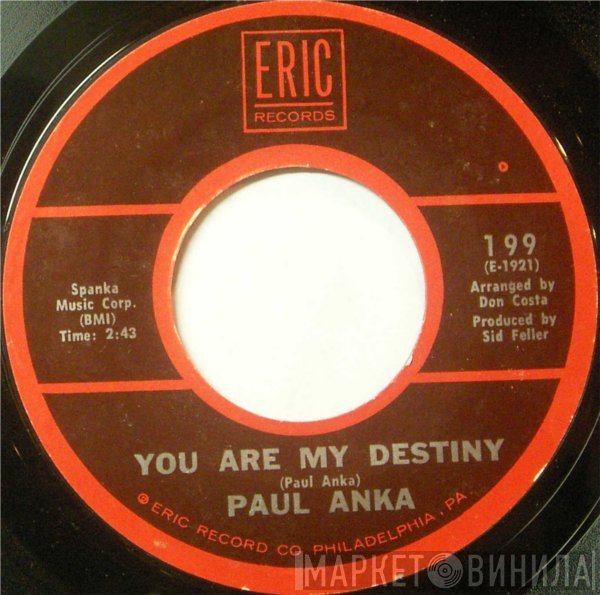 Paul Anka - You Are My Destiny / Let The Bells Keep Ringing