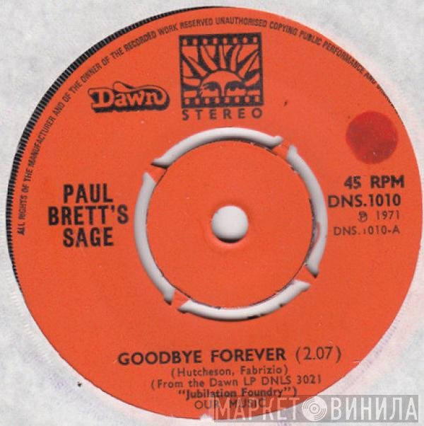 Paul Brett's Sage - Goodbye Forever