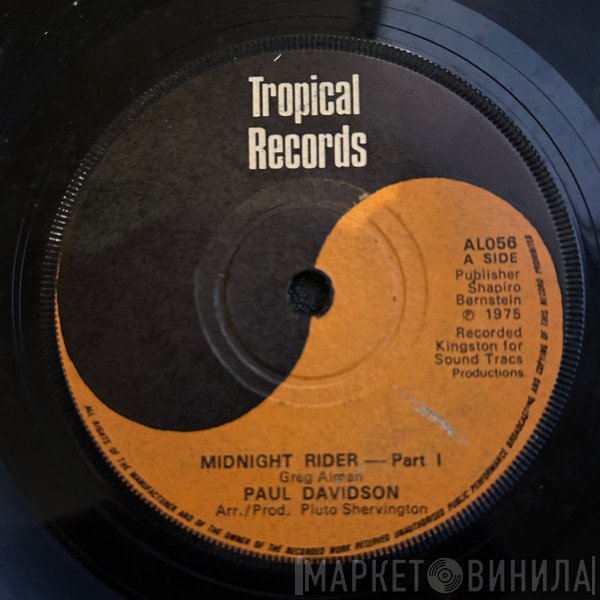 Paul Davidson / The Organization   - Midnight Rider / Organized Version