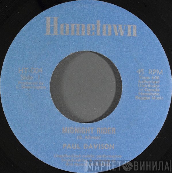 Paul Davidson - Midnight Rider